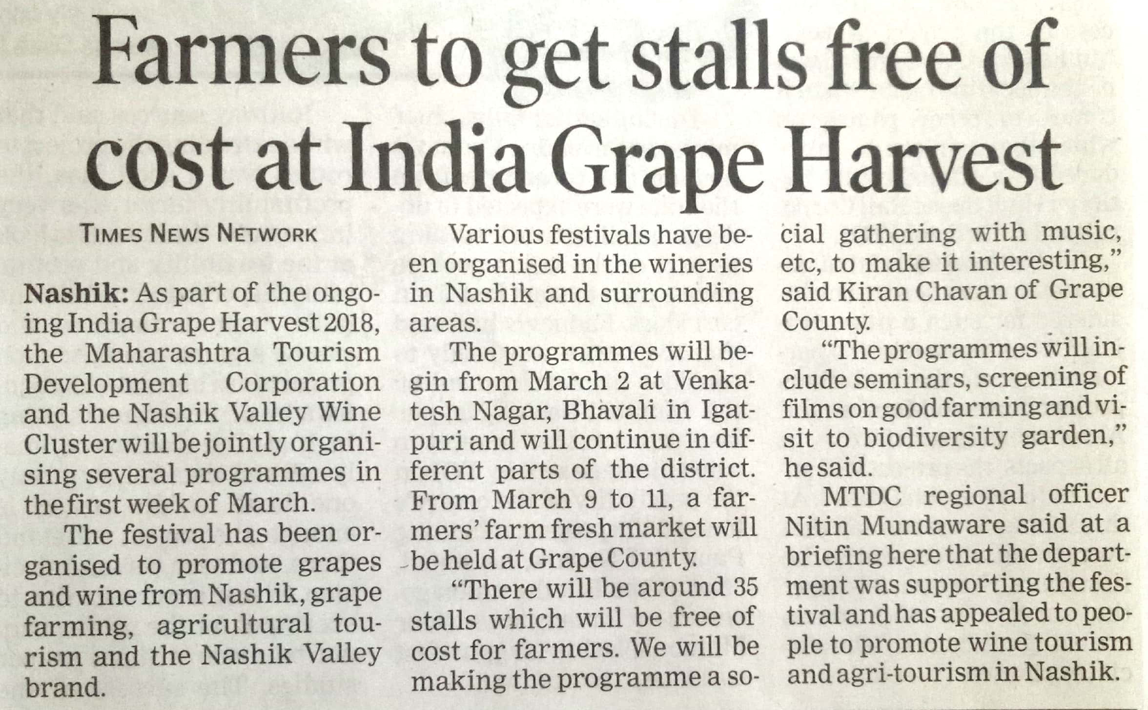 India Grape Harvest 2013